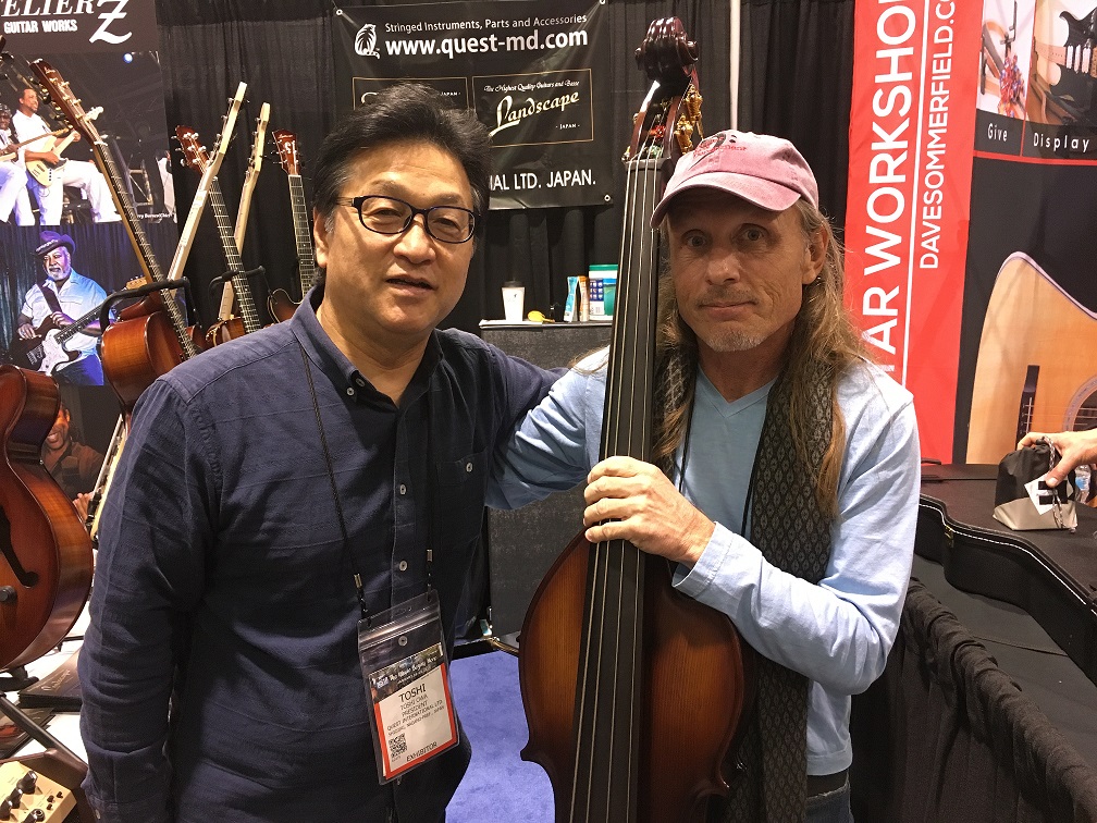 ARIA時代からの友人 Steve Baily 6弦フレットレスとVictoer Wottenのデュオが懐かしい。